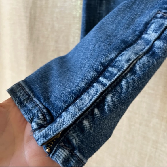 Pistola distressed jeans zipper hems 30 x 26” ankle - Picture 4 of 9